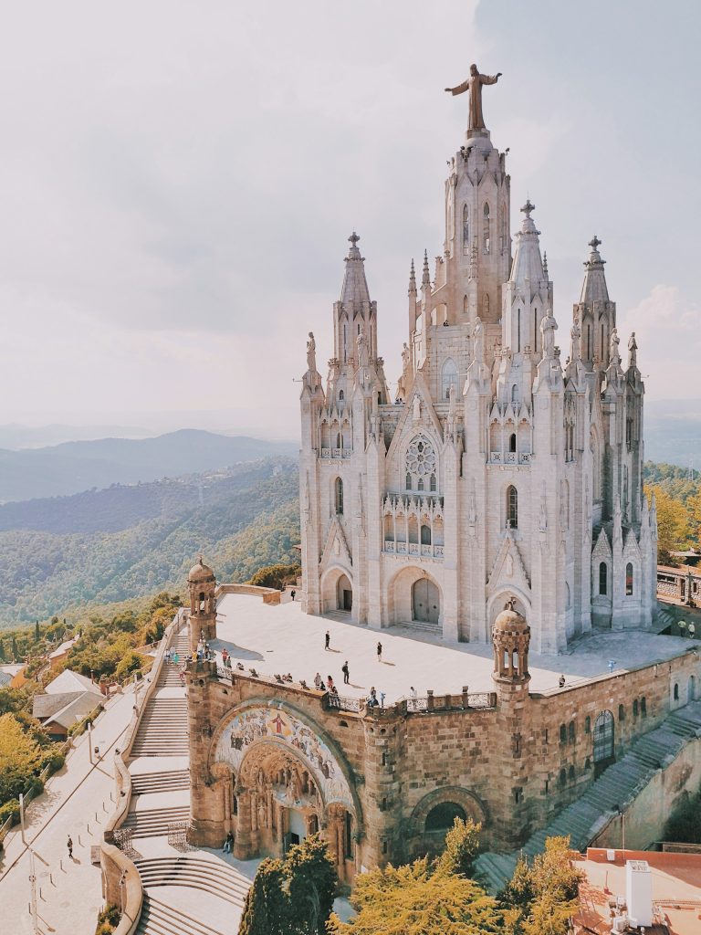 barcelona solo travel over 50 tibidabo church church view