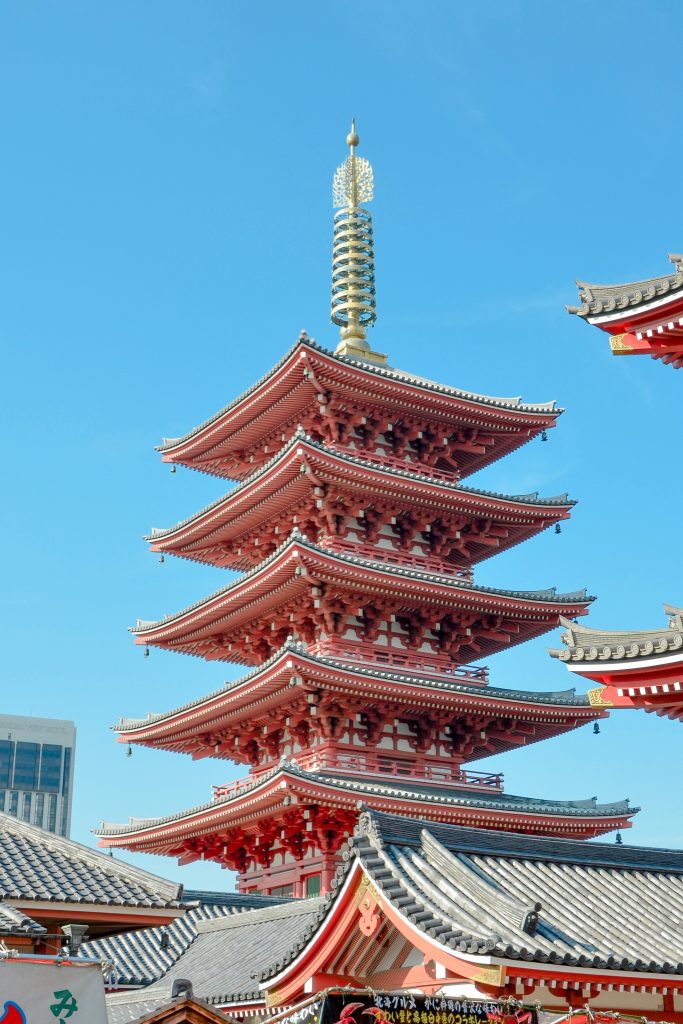 senso-ji temple pagoda tokyo solo over 50 travel wandersister